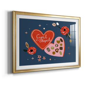 Happy Galentine II - Modern Framed Art Print