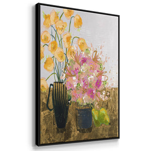 Not So Still Life - Framed Premium Gallery Wrapped Canvas L Frame - Ready to Hang