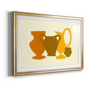 Posing Pottery II - Modern Framed Art Print