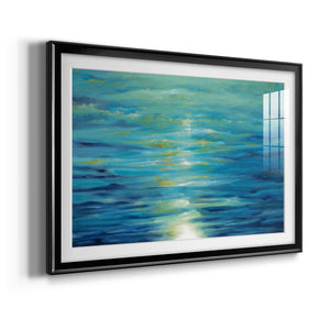 Deep Blue - Modern Framed Art Print