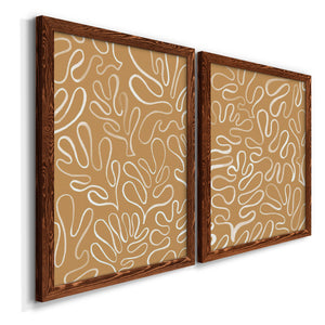 Matisse Pieces I - Barnwood Framed Canvas Set