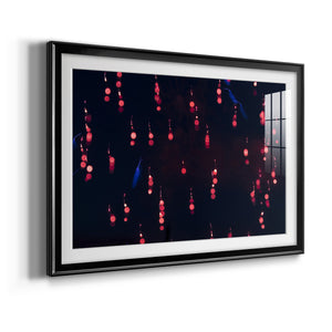 Crimson Constellation - Modern Framed Art Print