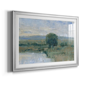 Riverbank Impression II - Modern Framed Art Print