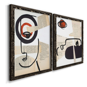 Faces of A Century I - Barnwood Framed Canvas Set