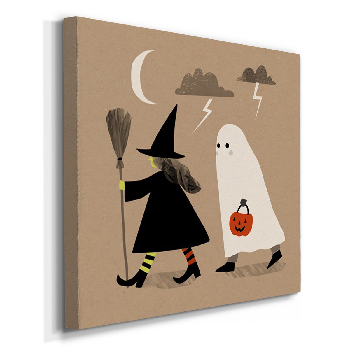 Graphic Halloween III -Premium Gallery Wrapped Canvas - Ready to Hang