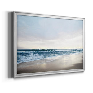 Shimmering Dawn - Modern Framed Canvas Print