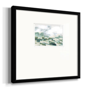 Verdant Hillside II Premium Framed Print Double Matboard