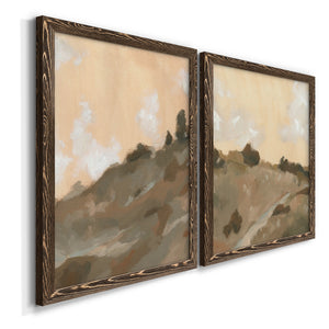 Hillside Walking Path III - Barnwood Framed Canvas Set
