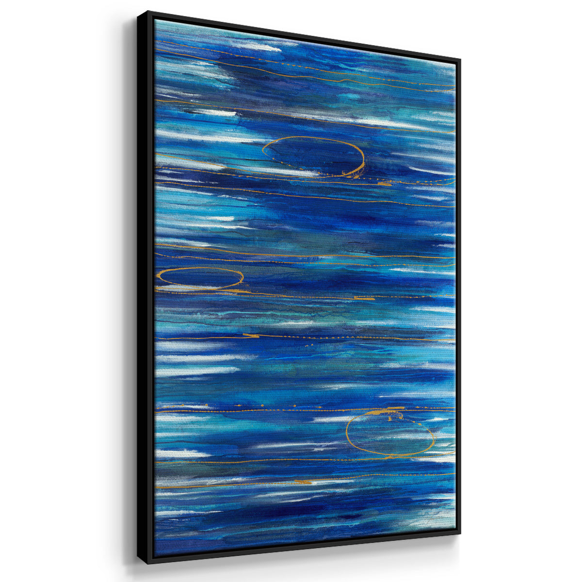 Waterworld - Framed Premium Gallery Wrapped Canvas L Frame - Ready to Hang