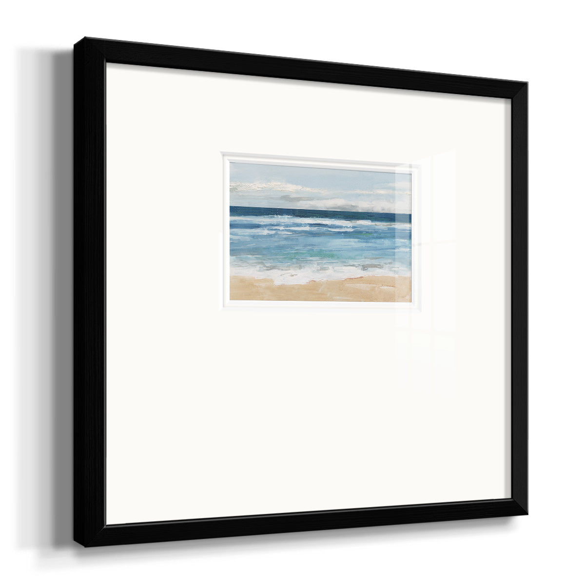 Ocean Waves II Premium Framed Print Double Matboard