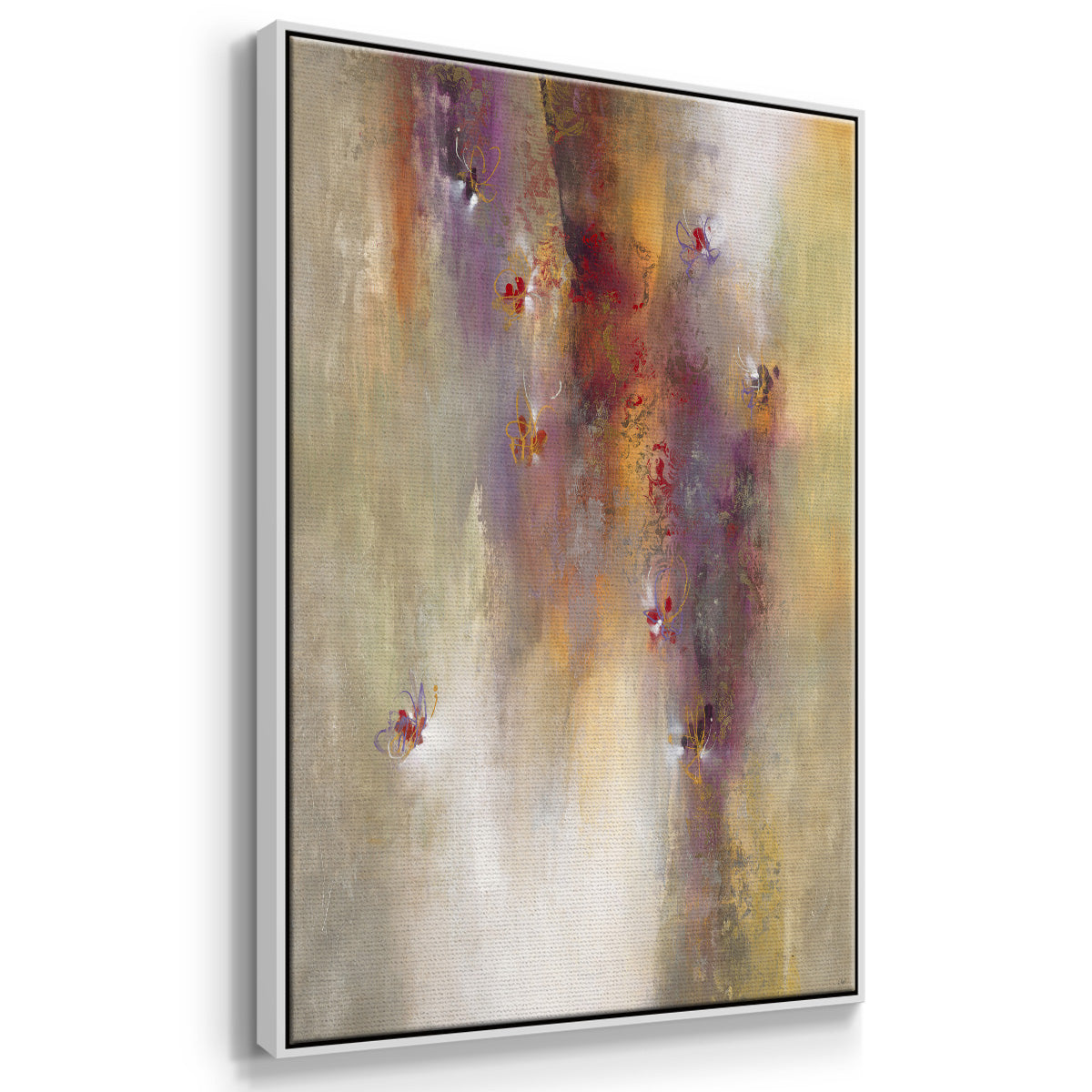 Scarlet Summer - Framed Premium Gallery Wrapped Canvas L Frame - Ready to Hang