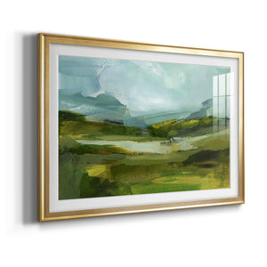 Emerald View III - Modern Framed Art Print
