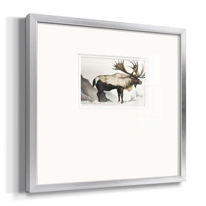 Elk Mounrtain Premium Framed Print Double Matboard