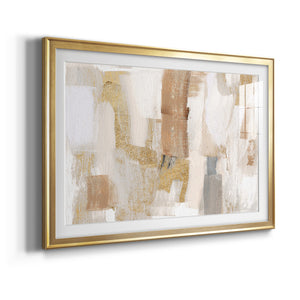 Gold Quartz I - Modern Framed Art Print