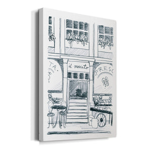 Italian Street Sketch IV Premium Gallery Wrapped Canvas - Ready to Hang