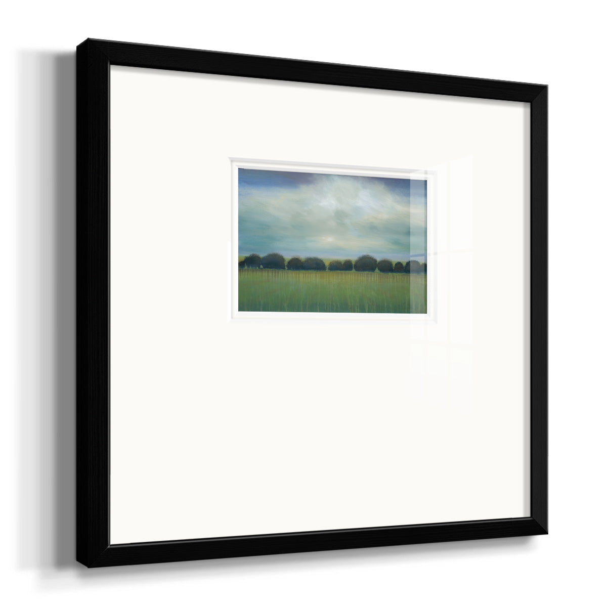 Greener Pastures- Premium Framed Print Double Matboard