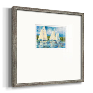 Clear Sailing Premium Framed Print Double Matboard