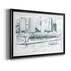 Ferryboats II - Modern Framed Art Print