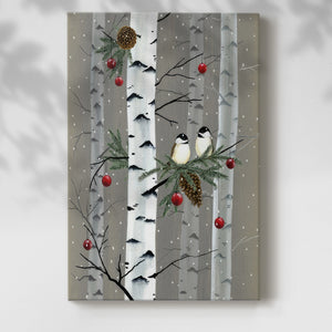 Birch Birds I - Gallery Wrapped Canvas