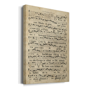 Vellum Songbook IV - Canvas Art Print