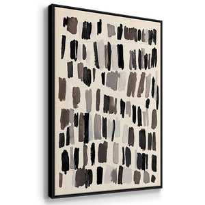 Chalk and Flint I - Framed Premium Gallery Wrapped Canvas L Frame 3 Piece Set - Ready to Hang