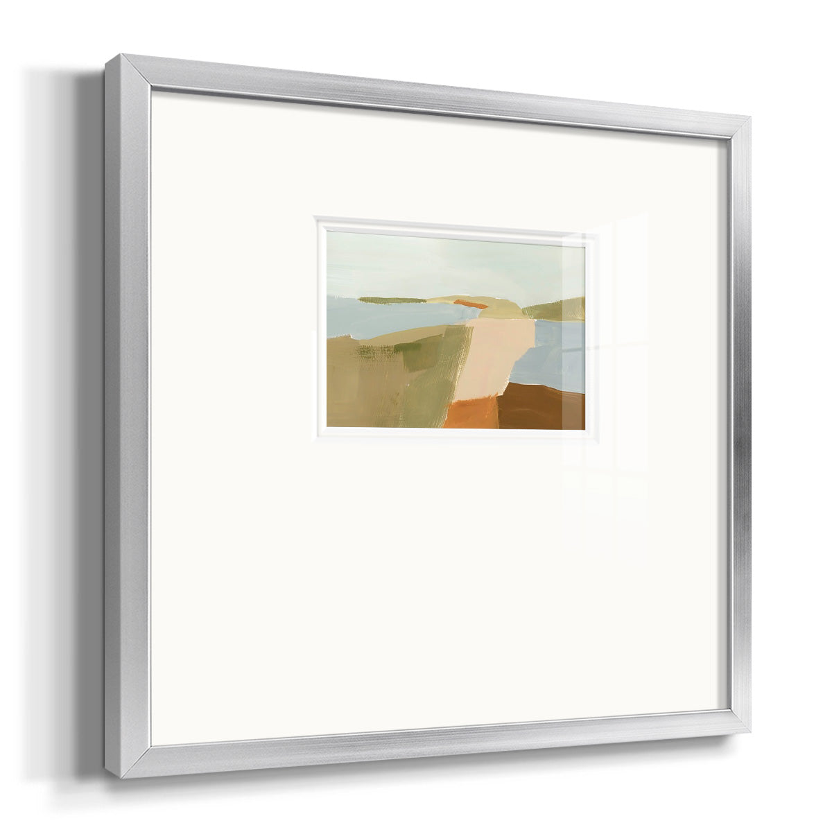 Stacked Landscape II Premium Framed Print Double Matboard