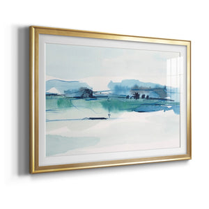 Ultramarine Vista II - Modern Framed Art Print
