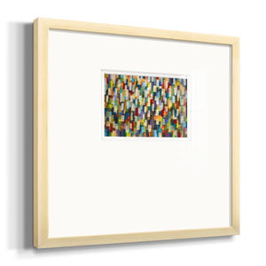 Confetti II- Premium Framed Print Double Matboard
