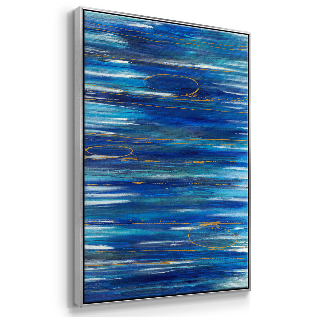 Waterworld - Framed Premium Gallery Wrapped Canvas L Frame - Ready to Hang