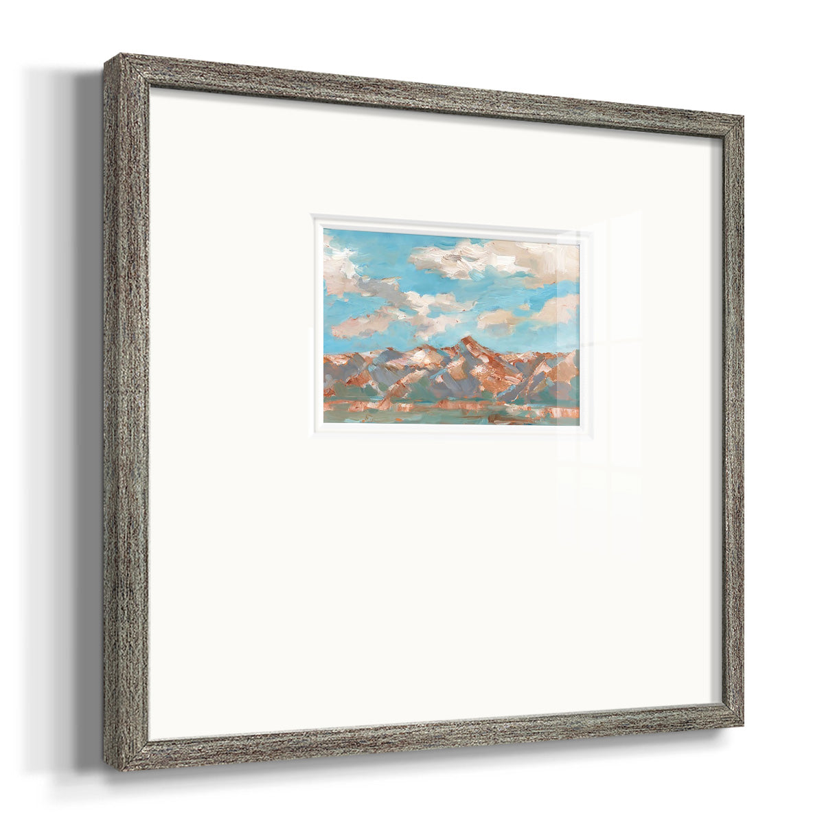 Pastel Western Vista II Premium Framed Print Double Matboard