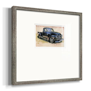 Antique Pickup II Premium Framed Print Double Matboard