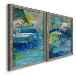 Spring Winds VII - Barnwood Framed Canvas Set