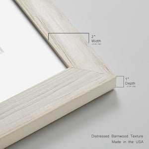 Botanical Revisit I - Premium Framed Print - Distressed Barnwood Frame - Ready to Hang