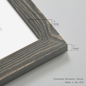Palm Bath II - Premium Framed Print - Distressed Barnwood Frame - Ready to Hang