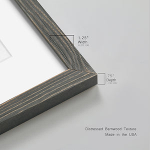 Asbury Garden Song II - Premium Framed Print - Distressed Barnwood Frame - Ready to Hang