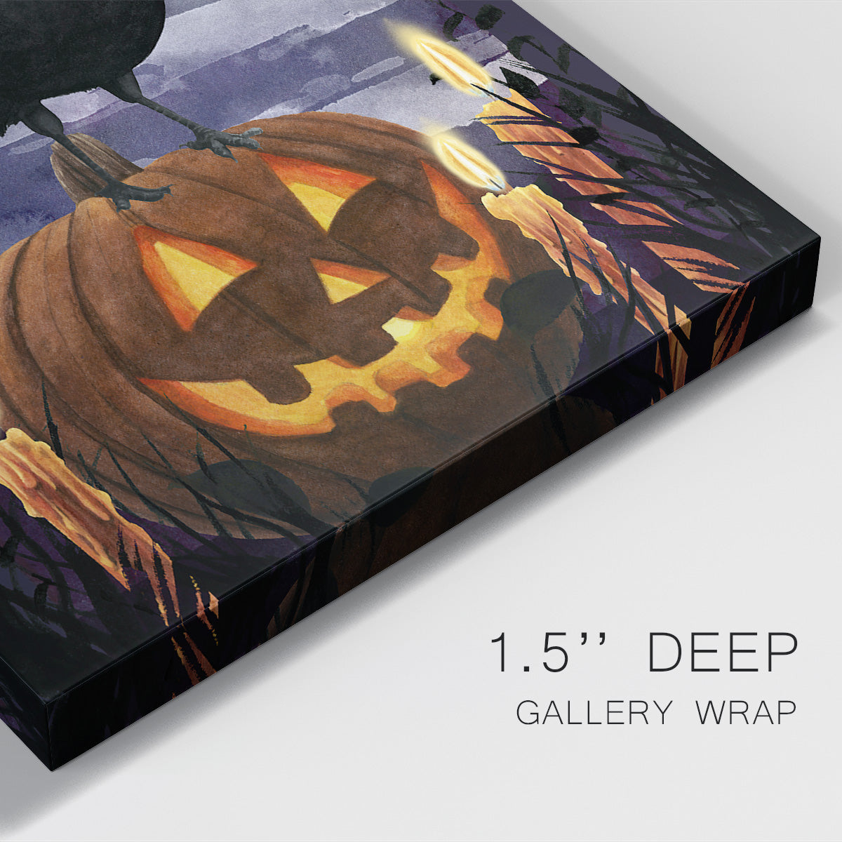 Midnight Magic I Premium Gallery Wrapped Canvas - Ready to Hang