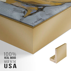 Grey Maiden II - Framed Premium Gallery Wrapped Canvas L Frame - Ready to Hang