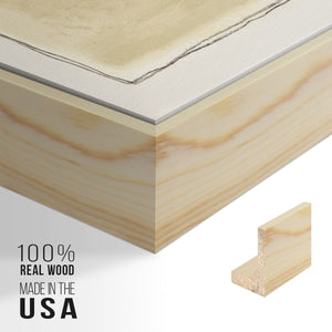 Inner Musing II - Framed Premium Gallery Wrapped Canvas L Frame - Ready to Hang