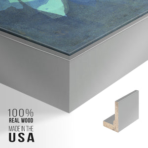 Branching Out VIII - Framed Premium Gallery Wrapped Canvas L Frame - Ready to Hang