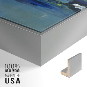 Current Air I - Framed Premium Gallery Wrapped Canvas L Frame - Ready to Hang