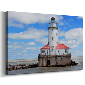 Chicago Harbor Lighthouse - Gallery Wrapped Canvas