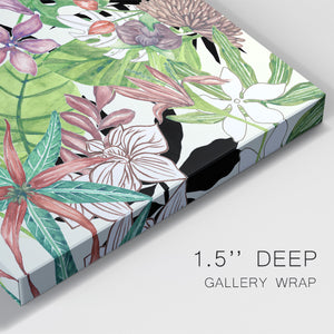 Floral Paradise I Premium Gallery Wrapped Canvas - Ready to Hang