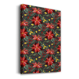 Bright Christmas Night Collection E - Gallery Wrapped Canvas