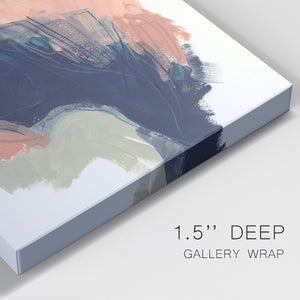 Indigo & Sienna Crescendo I Premium Gallery Wrapped Canvas - Ready to Hang