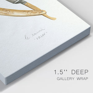 Gilded Toiletries I Premium Gallery Wrapped Canvas - Ready to Hang