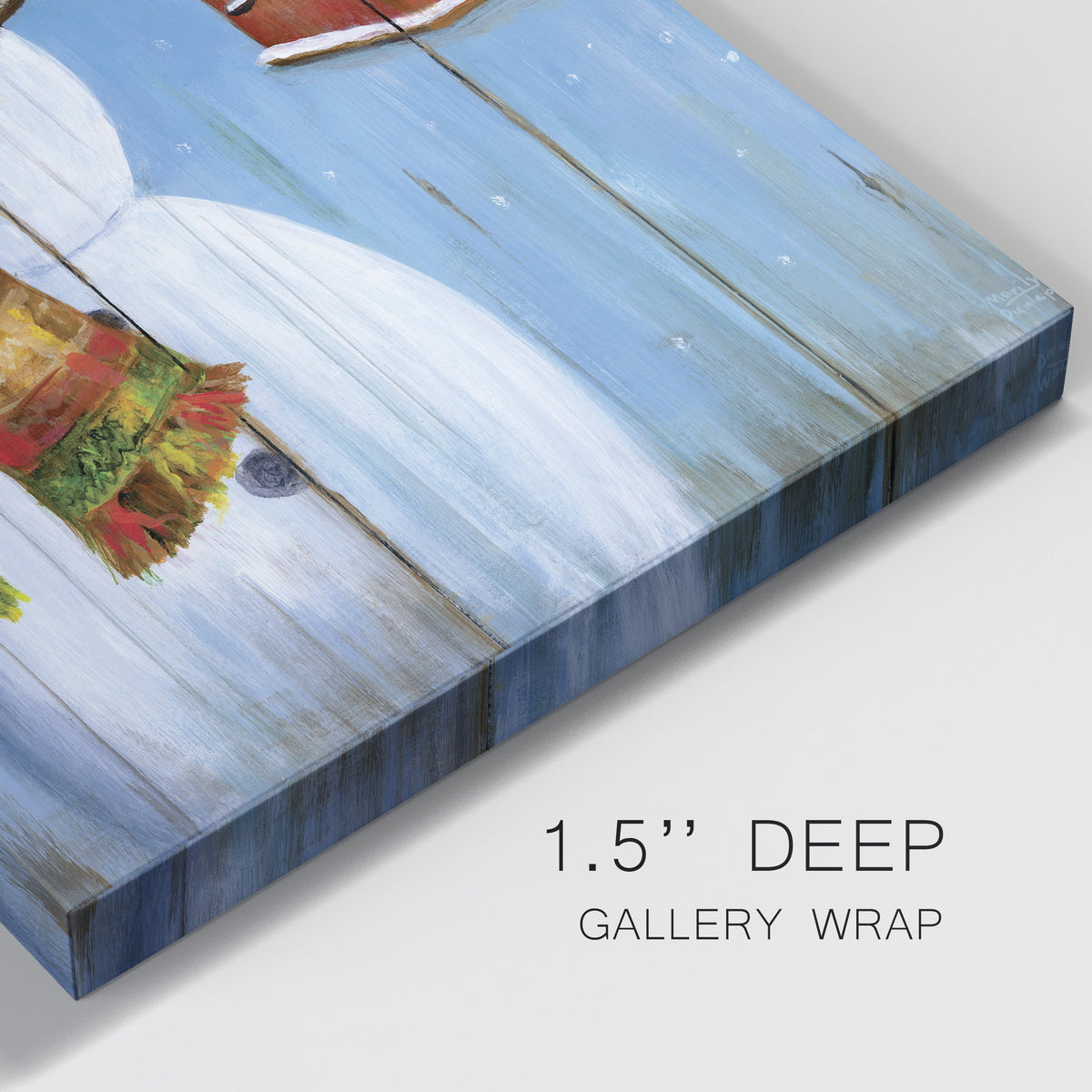 Winter Kisses Premium Gallery Wrapped Canvas - Ready to Hang
