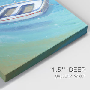 Anchored Dingy I - Canvas Art Print