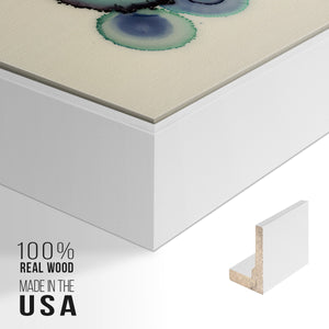 Geodes II - Framed Premium Gallery Wrapped Canvas L Frame - Ready to Hang