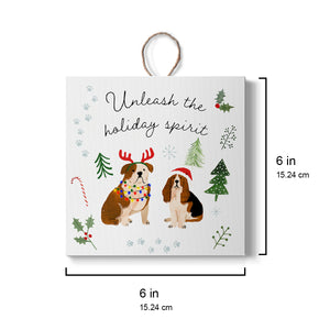 Holidogs II, Handmade Ornament