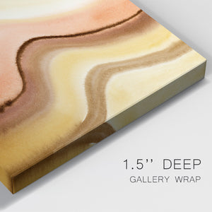 Warm Sediment I Premium Gallery Wrapped Canvas - Ready to Hang